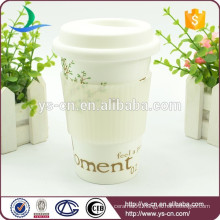 2015 Modern Ceramic Promotional Mug Silicon Lid